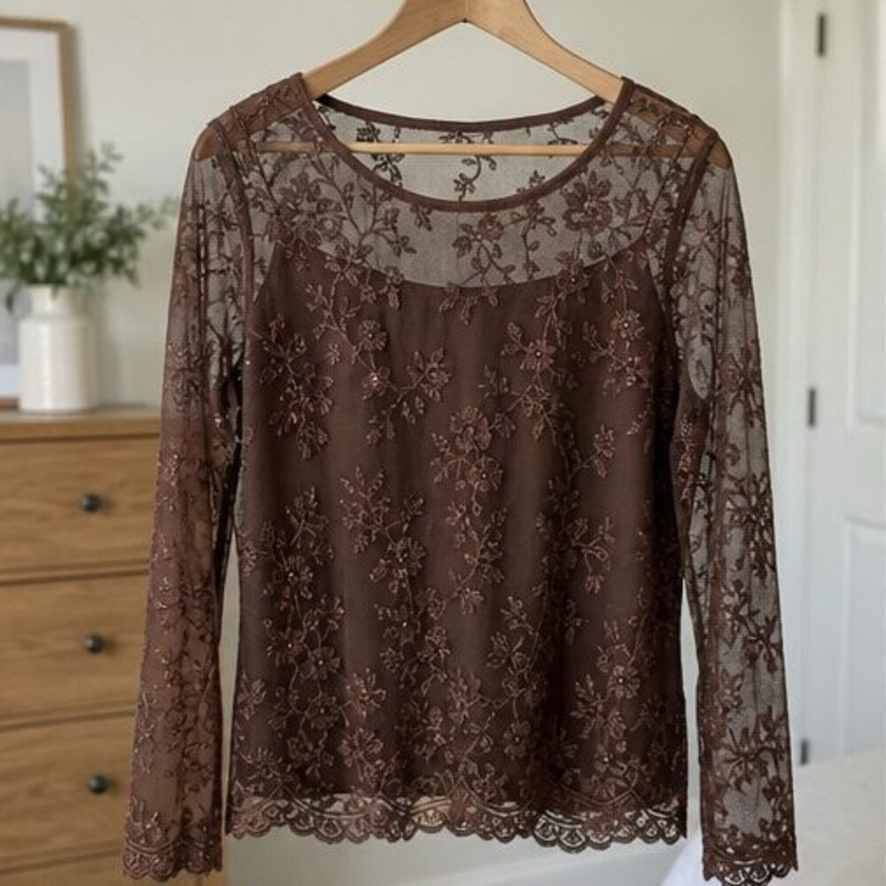 Black Tie Neck Blouse
